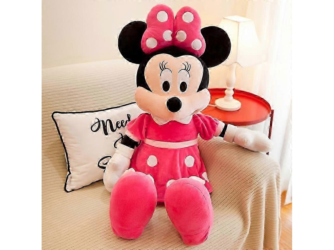Pelúcia Minnie Mouse Rosa, 35cm, Para Presente E Abraço