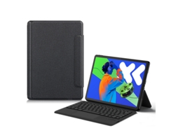 Capa Com Teclado Para Lenovo Xiaoxin Pad Pro 12.7”, Suporte Com Ajuste Em Qualquer Ângulo, Trackpad Multi-toque Preto Hexinyigjly