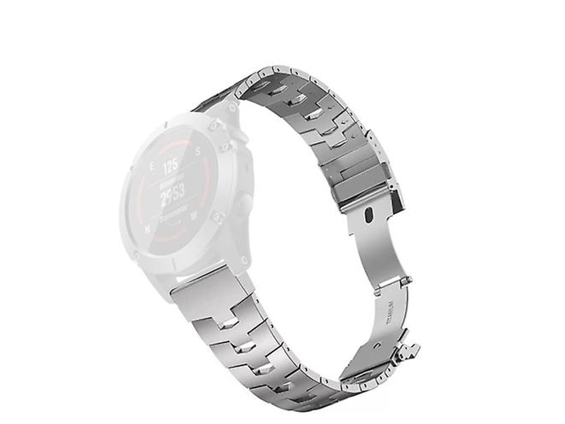 Lurelia Garmin Fenix 6x 26mm Liga De Titânio Pulseira Liberação Rápida Prata