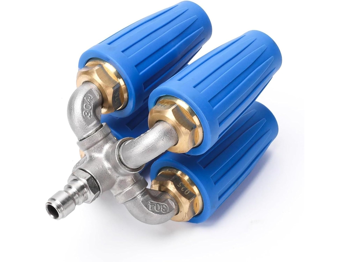 Lavadora De Alta Pressão Com Bico Turbo De 4 Polegadas, 4000 Psi E Rotação De 360°