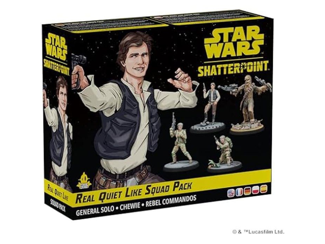 Extension Squad - Atomic Mass Games - Silêncio Mucksmouse - 4 Miniaturas - Star Wars - 2 Jogadores