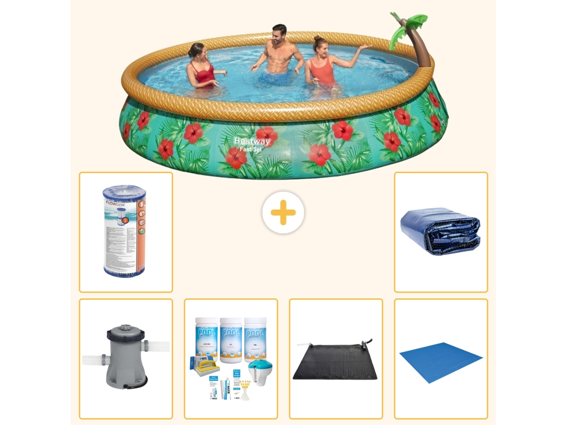 Bestway Piscina Bestway Fast Set Redonda - 457x84 Cm - 7-peças S21470