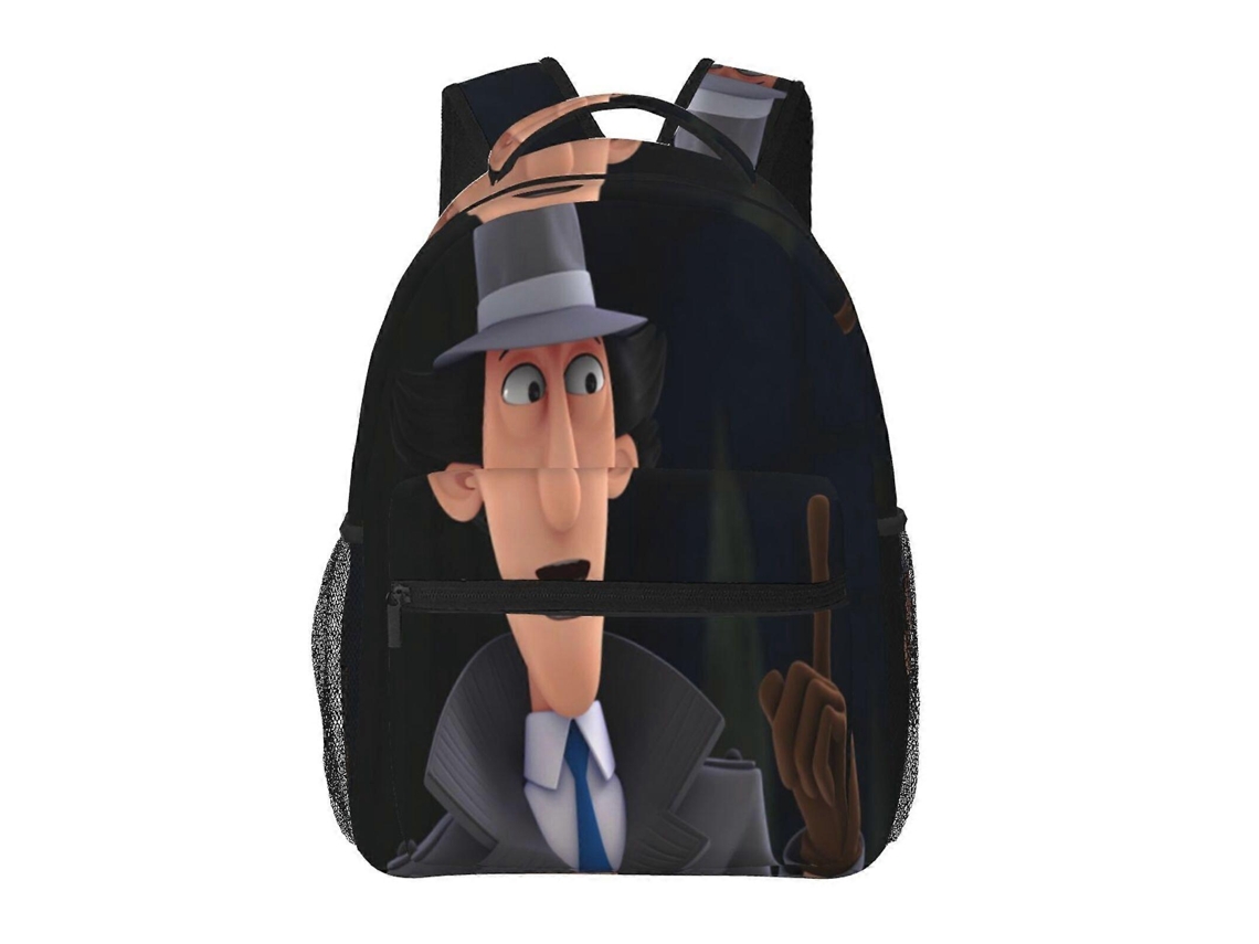 Mochila Escolar Inspector Gadget H14, Leve E Estilosa, Impermeável E Com Alça Respirável.