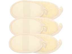 Conjunto De 6 Esponjas Esfoliantes Bucha Vegetal Callaron Para O Corpo, Chuveiro E Banheira Discos De Limpeza Higiênicos