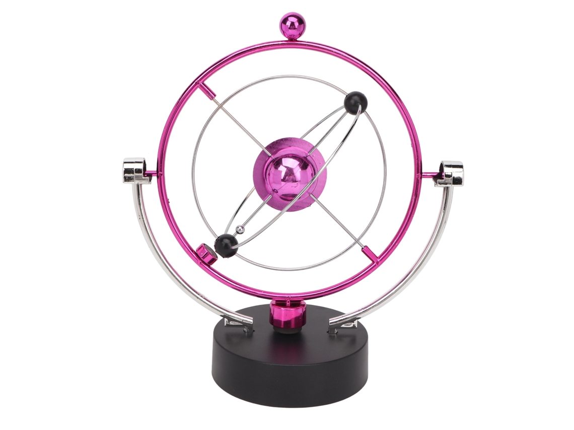 Primerox brinquedo de Mesa Asteróide de Movimento Perpétuo Elétrico Reduz Pressão Decoração Vermelho rosa