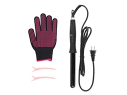 2026 conjunto de Prancha de Rizo Cerámica Ajustável com 4 Temperaturas, Luvas e Clips, Plug 100 240v Eua
