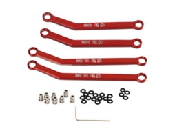 Pecas De Reparo De Chassis Rc De Alta Altura Metal Para Axial Scx24 1/24 Crawler Car Vermelho
