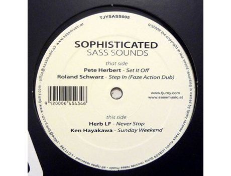 Vinil Sophisticated Sass Sounds Tjumy Records