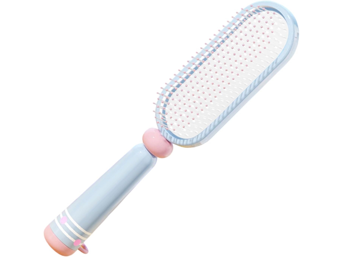 Escova De Cabelo, Pente Almofadado Antiestático, Escova De Massagem 24cm Com Cerdas Macias, Acessório Para Cuidados Com