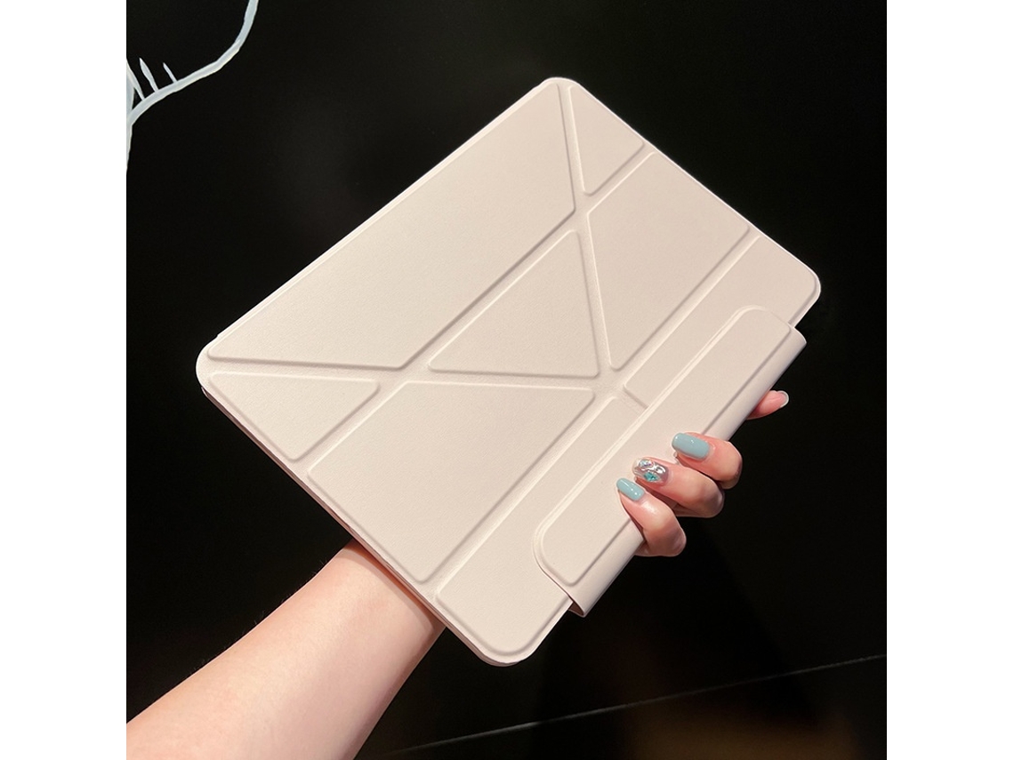 Lurelia Capa Para Ipad Air 2019 Com Concha Magnética Rotativa E Rosa