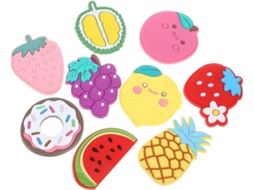 Ímãs De Frutas Para Geladeira, 9 Peças Decorativas
