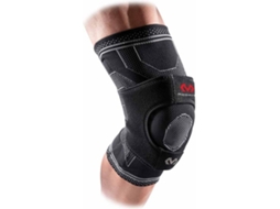 Joelheiras MC DAVID Elite Engineered Elastic Support With Dual Wrap And Stays Preto (XL)