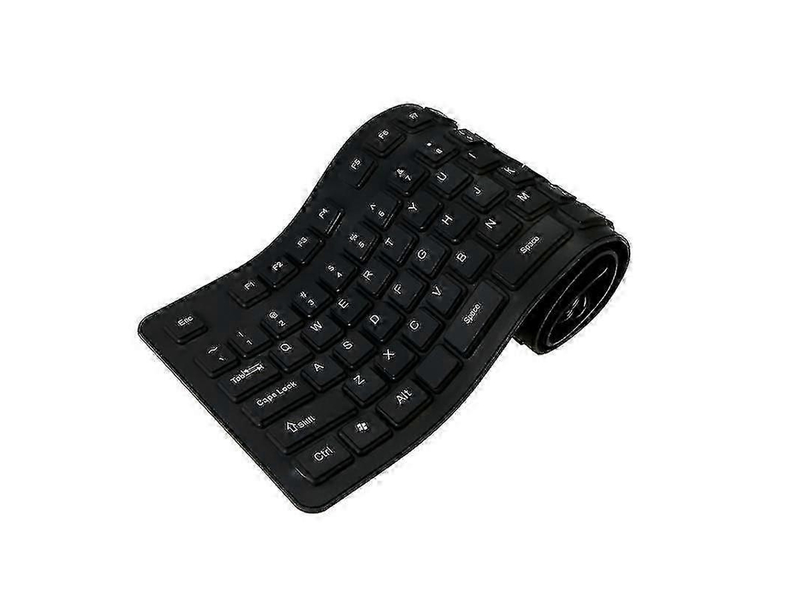 108 Teclas Usb Silicone Flexível Teclado Impermeável À Prova De Poeira Usb Silent Keys Para Teclado De Desktop Portátil Nostalgia88