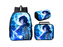 Conjunto Mochila Escolar 3 Peças, 16 Polegadas, Aulas