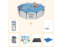 Bestway Piscina Bestway Steel Pro Max Redonda - 305x76 Cm - 7-peças S22134