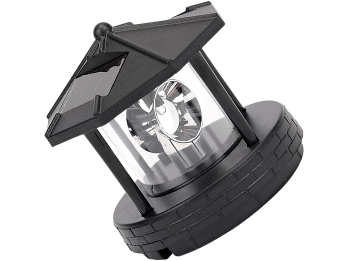 Farol Solar Led Giratório À Prova D'água Para Jardim, Iluminação Automática De Caminhos Externos