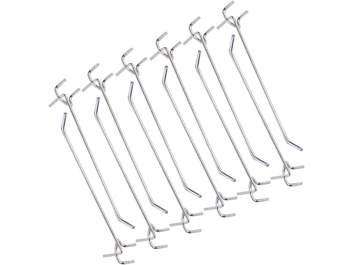 Nuobesty Conjunto De 50-ganchos Triangulares Resistentes Ferro Prateleiras Cozinha, Banheiro, Armário E Organização