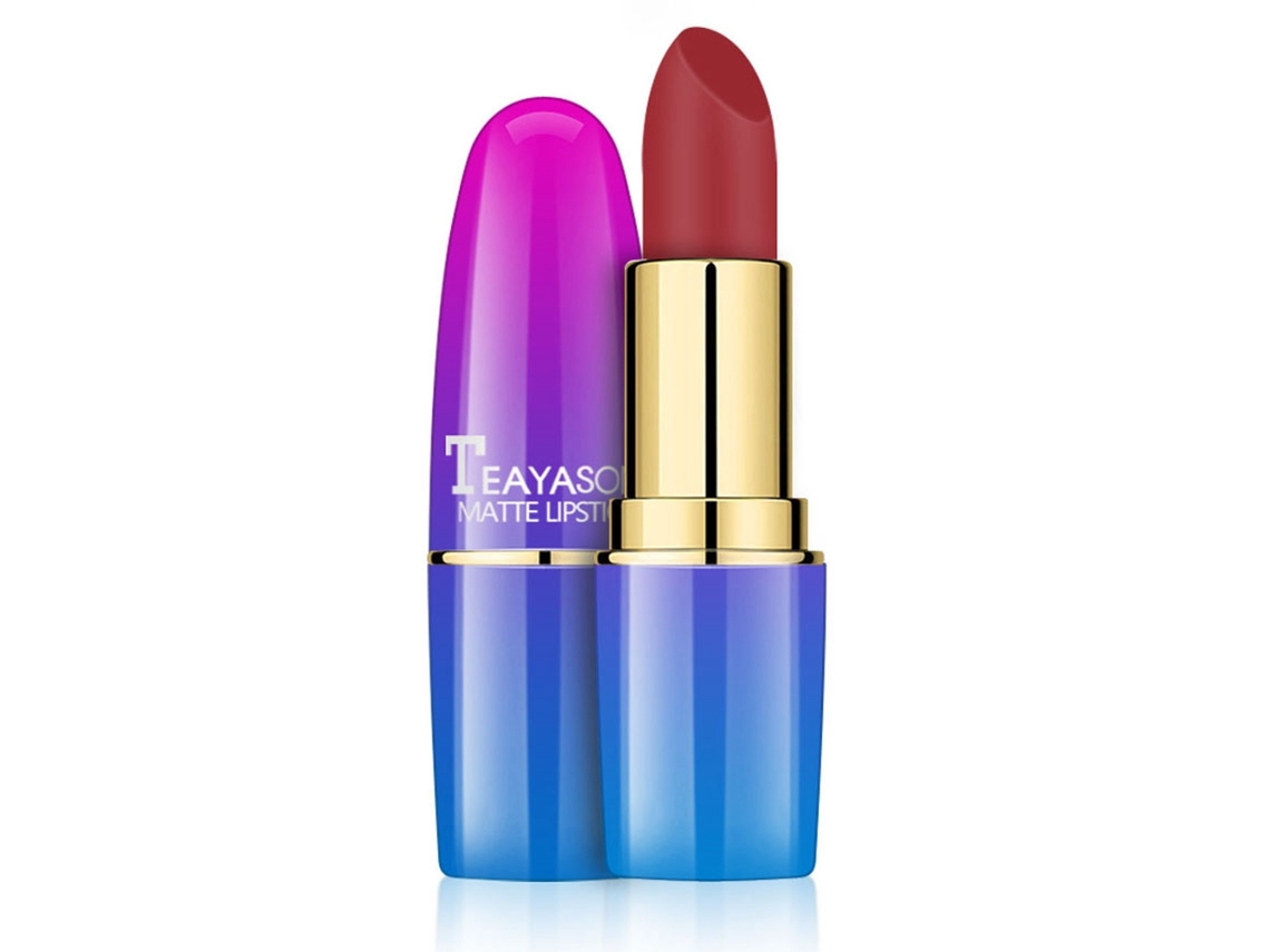Labial Mate De Longa Duração Impermeável Brilho Labial Cosmético Ferramenta De Maquiagem 2
