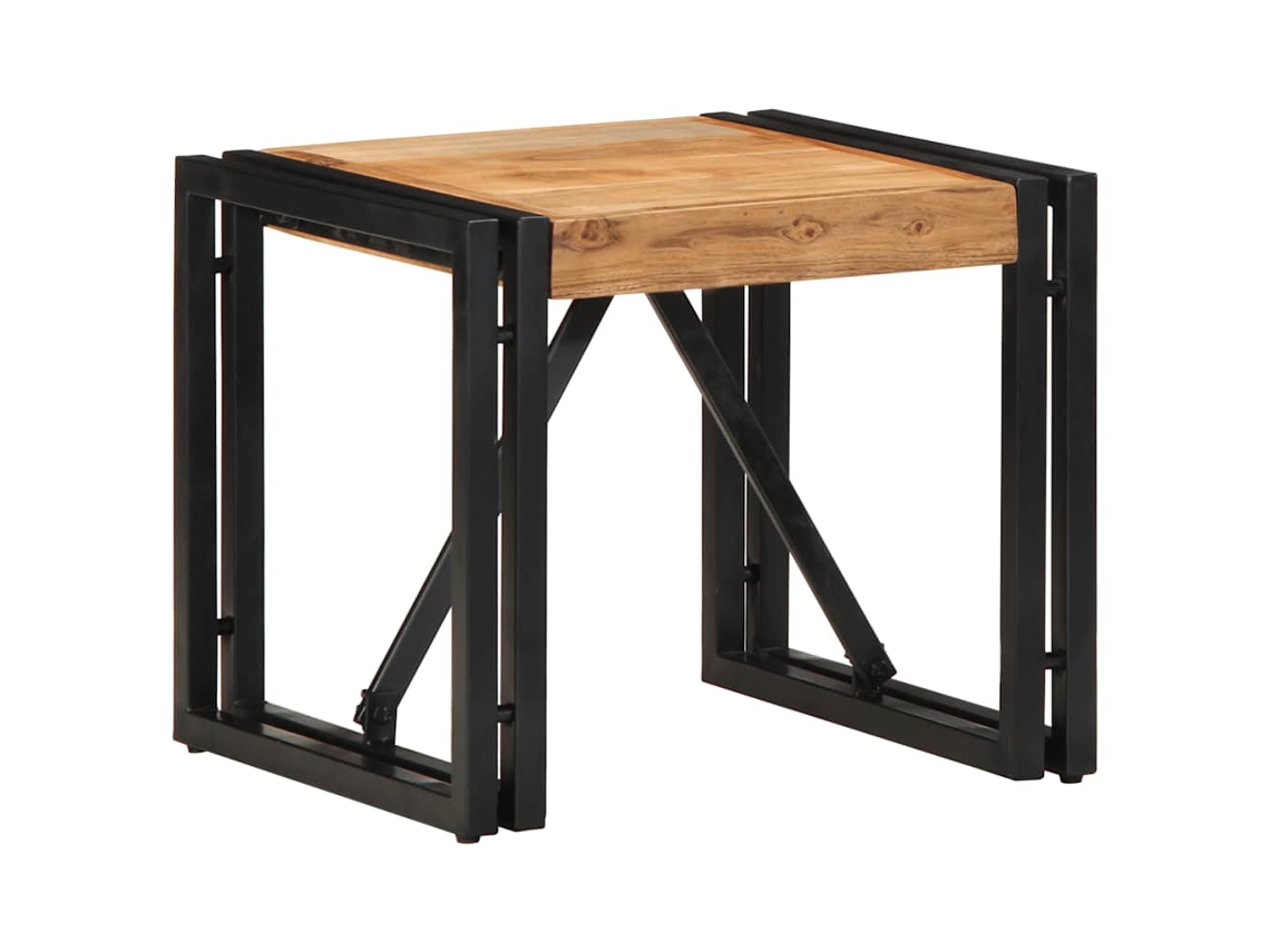 Vidaxl Mesa De Centro 40x40x35 Cm Madeira De Acácia Maciça
