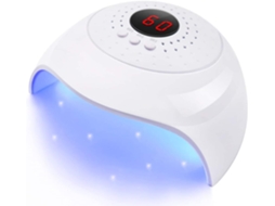Lâmpada Uv Para Unhas 54w Com Secador De Gel, Cura Por Usb, 3 Temporizadores E Sensor Automático