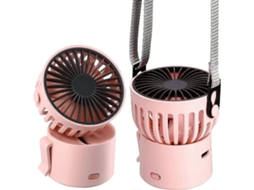 Mini Ventilador Portátil Pequeno Recarregável Bateria Operada