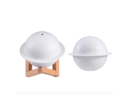 Humidificador de Mesa 300ml com Design de Grão de Madeira SILVER