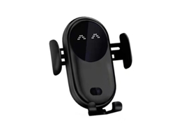 Suporte De Telefone Para Carro Com Carregamento Sem Fio Inteligente E Sensor Automático