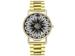Reloj De Pareja Casual Clásico Con Cuerda De Acero Y Movimiento De Cuarzo Regalo
