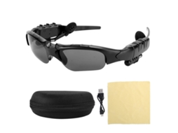 Óculos de sol Bluetooth sem fio com áudio estéreo, proteção UV, lentes polarizadas S/MARCA
