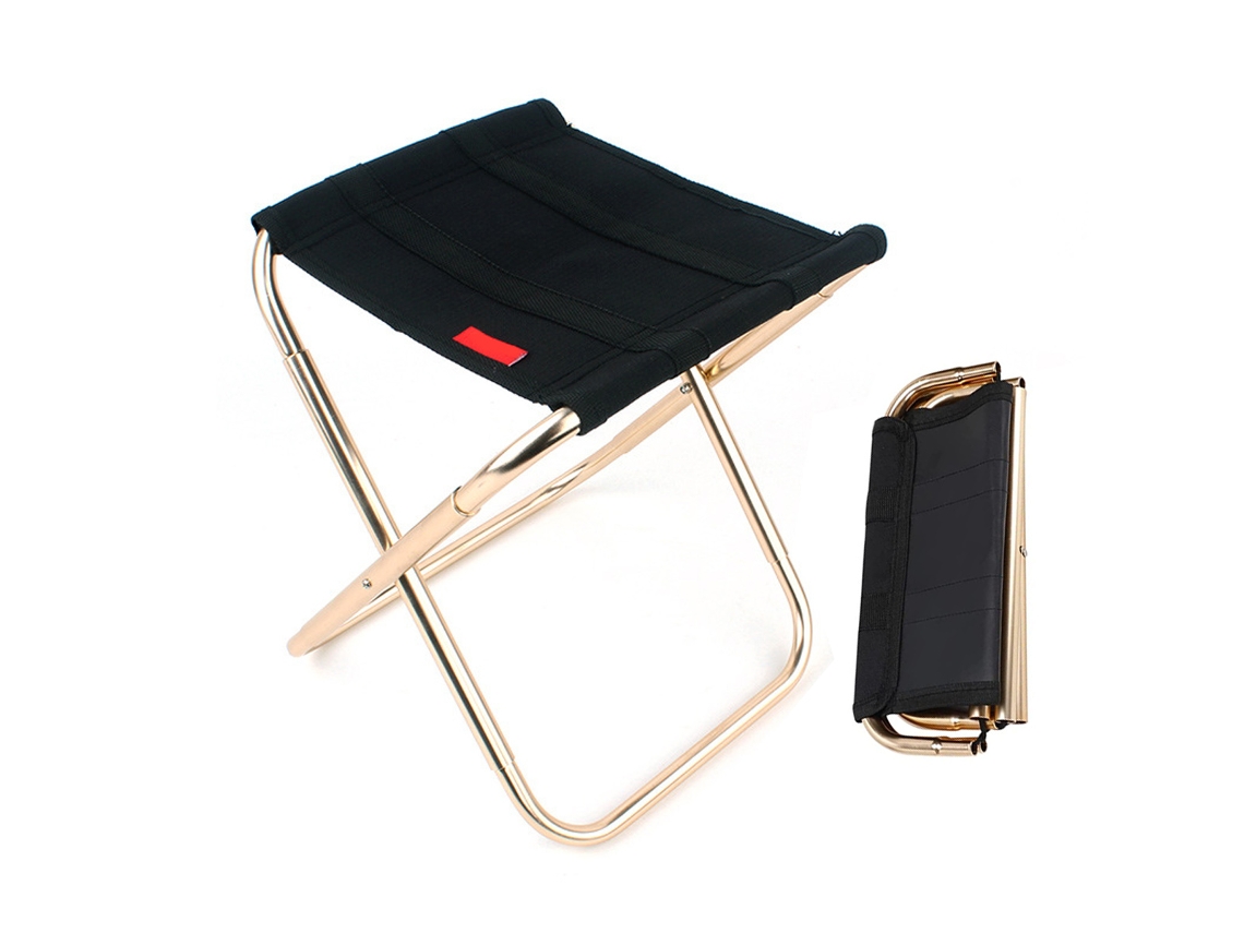 Banqueta dobrável portátil, leve, alumínio, para camping, AQUAFORGE | AQUAFORGE