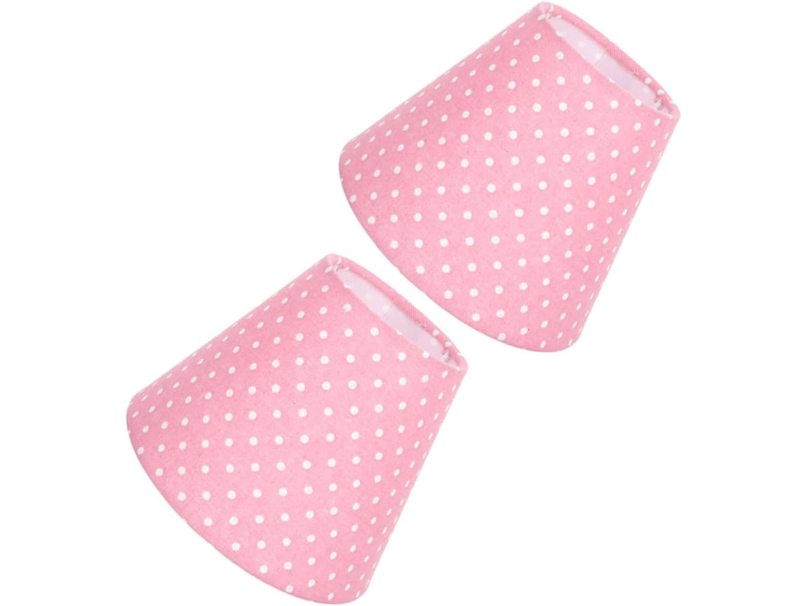 Conjunto de 2 Peças de Tecido Estampado Criativo com Orifício para Sala de Estar e Quarto, Capa Macia para Abajur e SFUSHOS