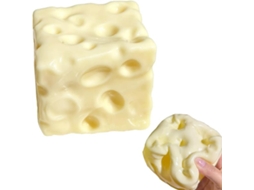 Brinquedo Antiestresse Sensorial Queijo Macio Retorno Lento Relaxamento Adultos
