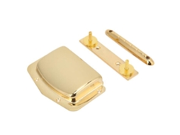 Peças de Guitarra Conjunto de Ponte de Guitarra Ajustável Tipo Fixo Ponte de Guitarra Elétrica Puxando Capa de Ponte