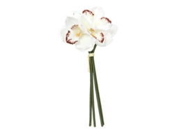 Orquídea Cymbidium Artificial, Orquídea Branca Hidratante da Slowmoose