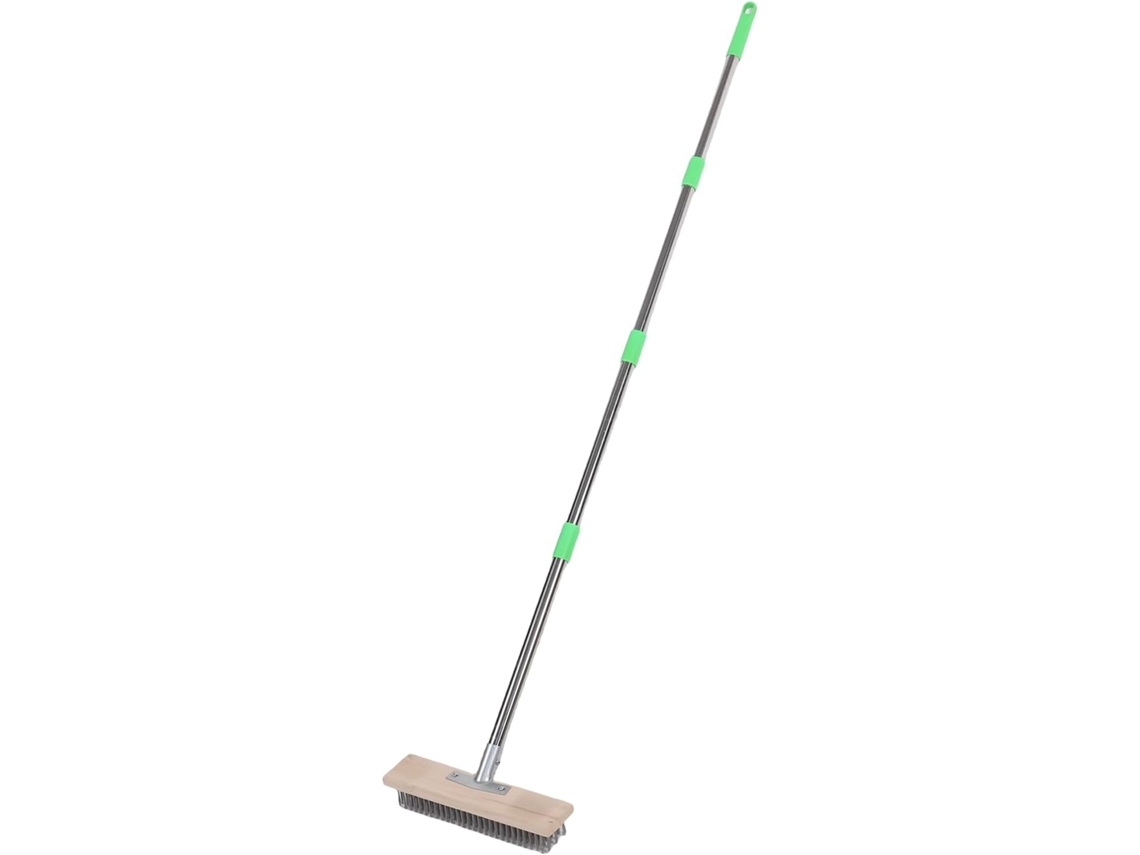Escova De Limpeza Pátio Yosoo Heavy Duty 30cm Com Cerdas Aço Inoxidável Para Remoção Eficaz Musgo Em Pátios