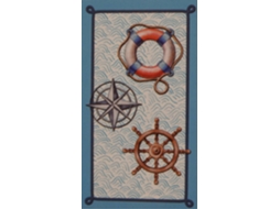 Toalha de Praia 3D Marinho (100x180 cm)