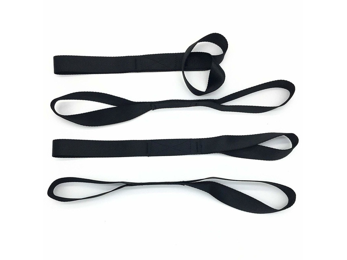 Lurelia Cinta Elástica, Fivela Segura, Gancho Duplo, Conjunto 6 Peças, Preto, 2,5 Cmx30cm, 2,5cm