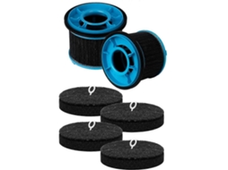 Kit De Substituição Do Filtro De Aspirador 4039 Para Powerclean Furguard 280w/furfinder 200w Com Fio E Suporte.