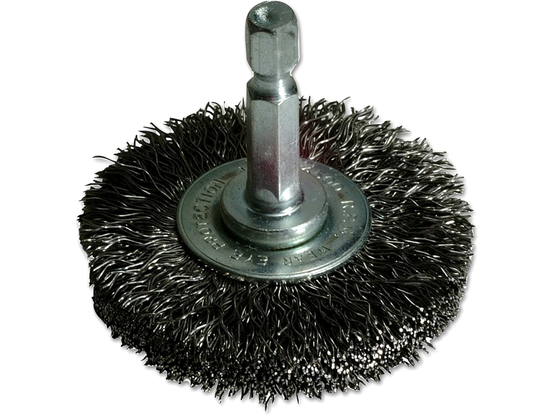 Escova Plana 3146 Com Mandril Rápido De 75 Mm