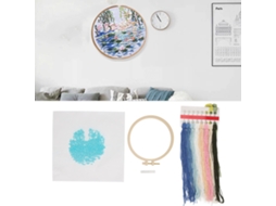 Bordado Impresso Simples Tridimensional Clássico Lindo Kits De Bordado Para Decoração De Casa Presente Monet Nenúfares Slowmoose