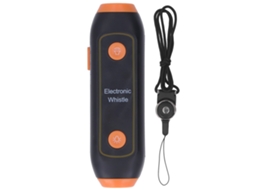 Apito Elétrico 3 Tons 3 Níveis De Volume Sem Sopro Com Luz Led Para Treinamento Esportivo Laranja
