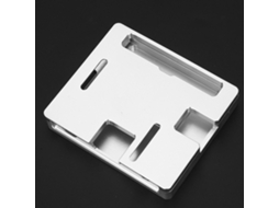 Laxiscreed Peças De Alumínio Prata Para Raspberry Pi 3 Model A+ Cnc, Reposição Durável