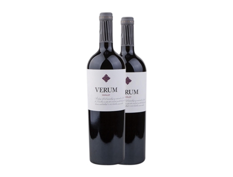 Vinho VERUM Vendimia Seleccionada Merlot Vino de la Tierra de Castilla Crianza (0.75 L - 2 Unidades)