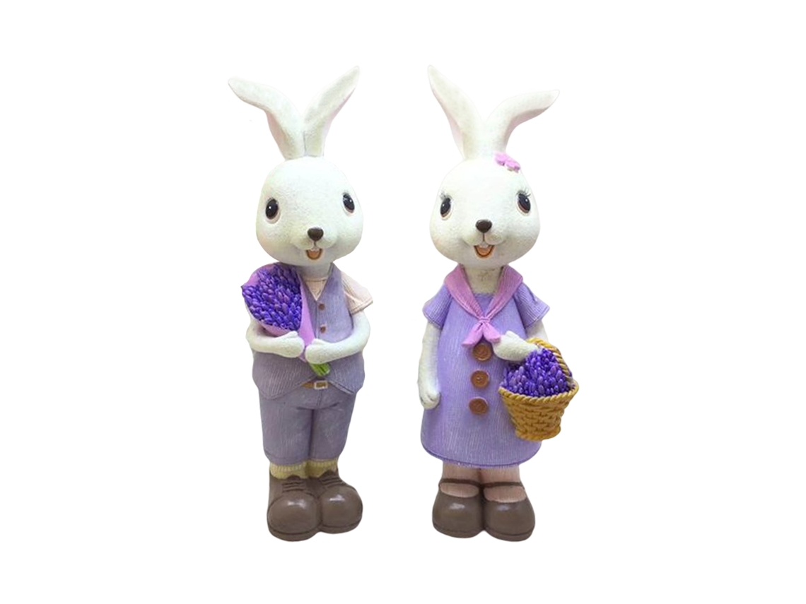 Decoração em Resina com Coelhinho Pendurar LAXISCREED