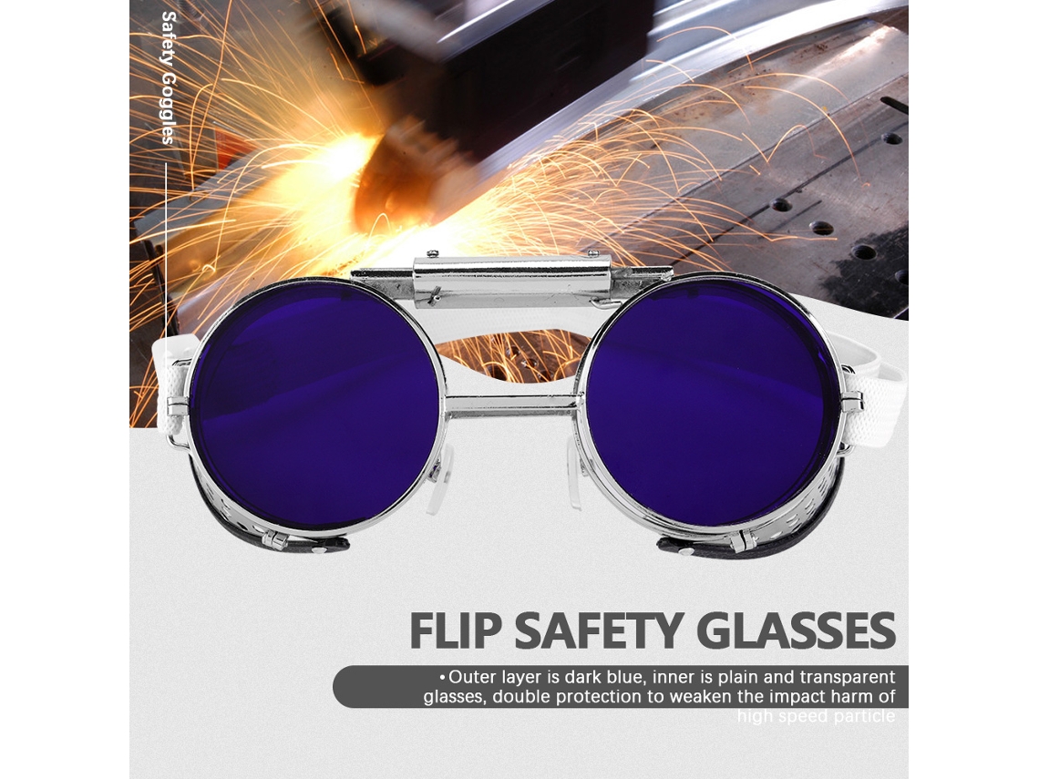 Óculos De Proteção Flip Safety Da Laxiscreed Para Laboratórios Com Proteção Múltipla