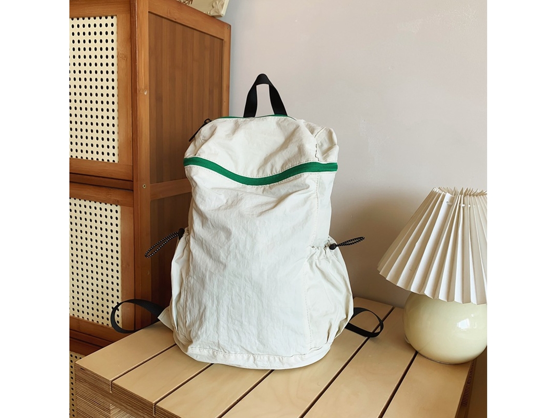 Mochila Bege Claro Nova Ultra Leve Skin Friendly Alta Aparência Grande Capacidade Outdoor Sfushos