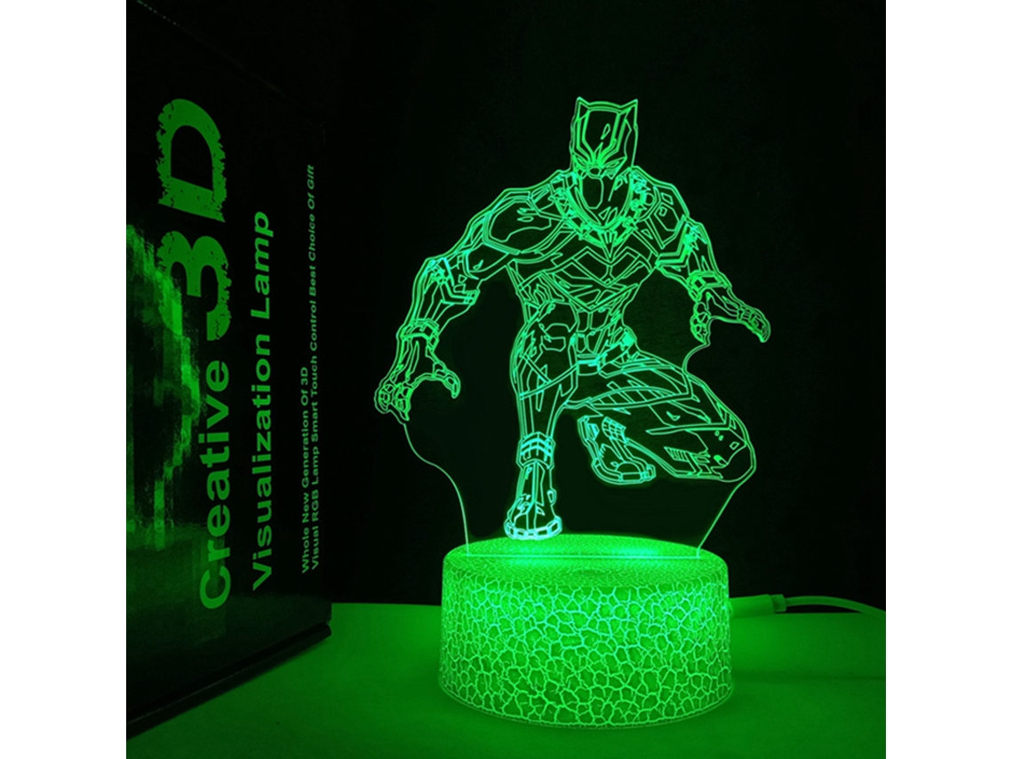 Frigideira Preta Com Luz Noturna Com Design Rachado Presente Criativo Para Gamers Zhe Crack Touch Colorful S Aquaforge
