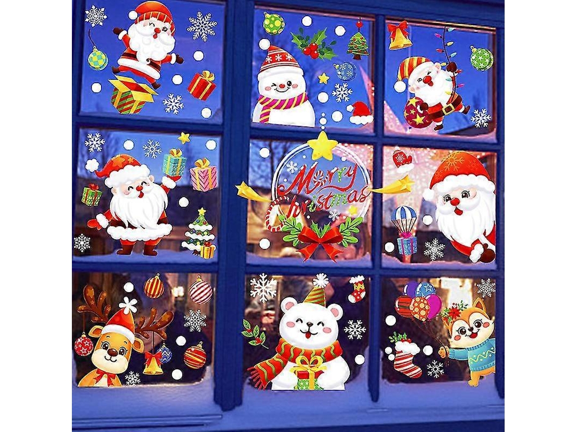 Adesivo De Janela De Natal Feliz Natal Olysi Shop