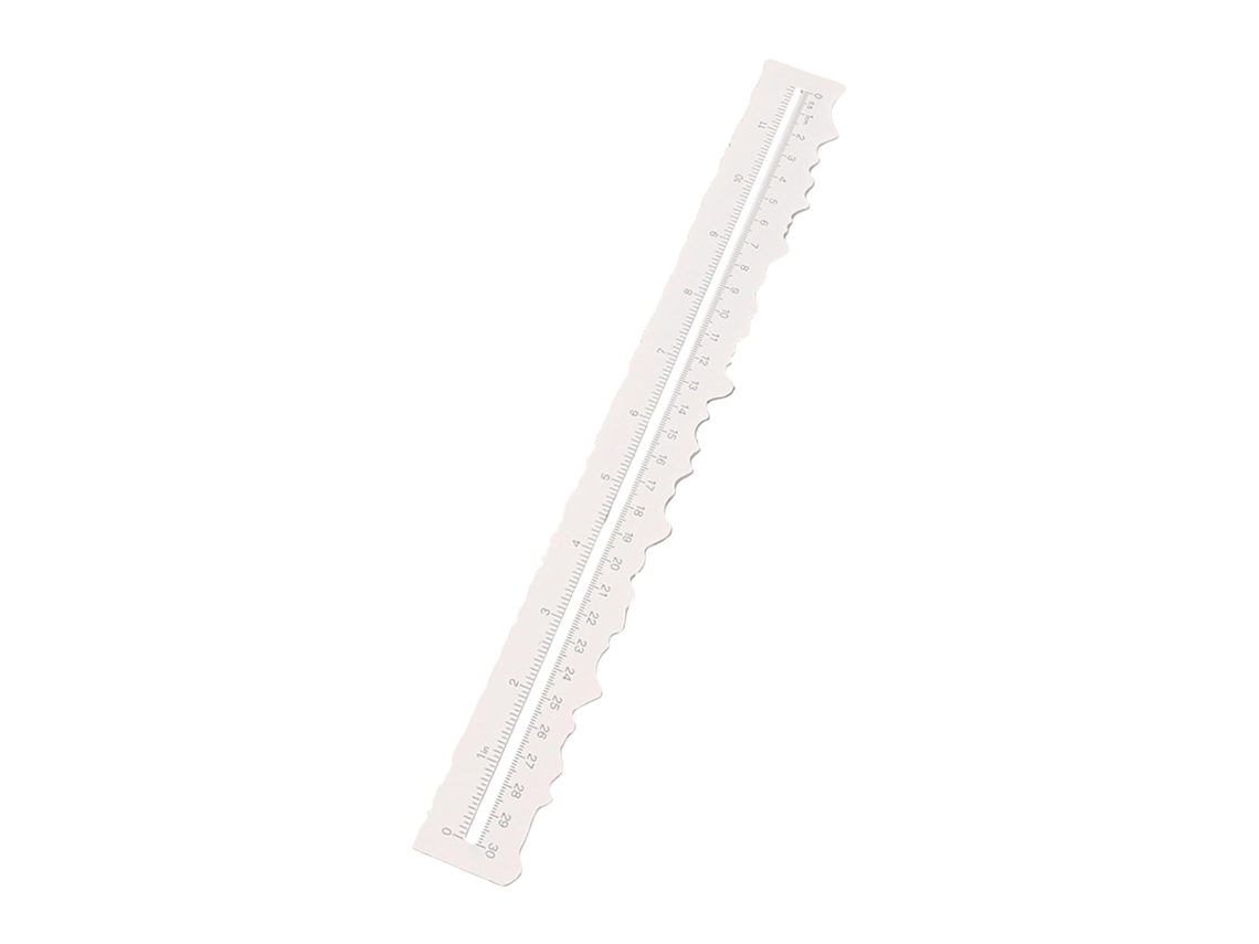 Régua De Metal Para Artesanato, Régua De Vinco Para Scrapbooking, Bordas Serrilhadas Para Confecção De Cartões, Projetos