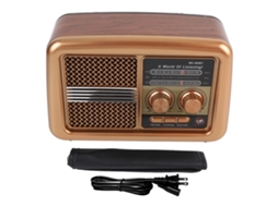 Rádio portátil EOOCOO (banda completa, bluetooth)